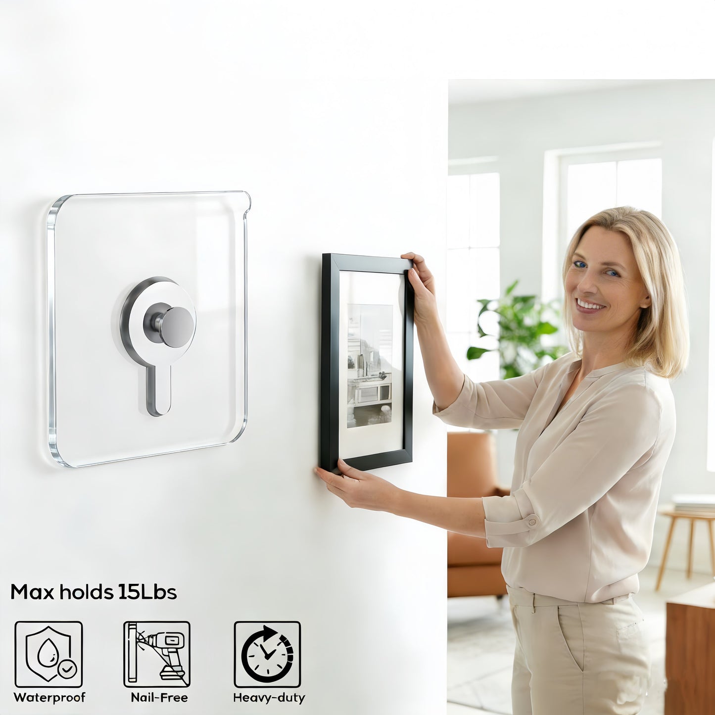 🔥Limited Time 49% Off✨⚡10 Pcs Self Adhesive Wall Hooks