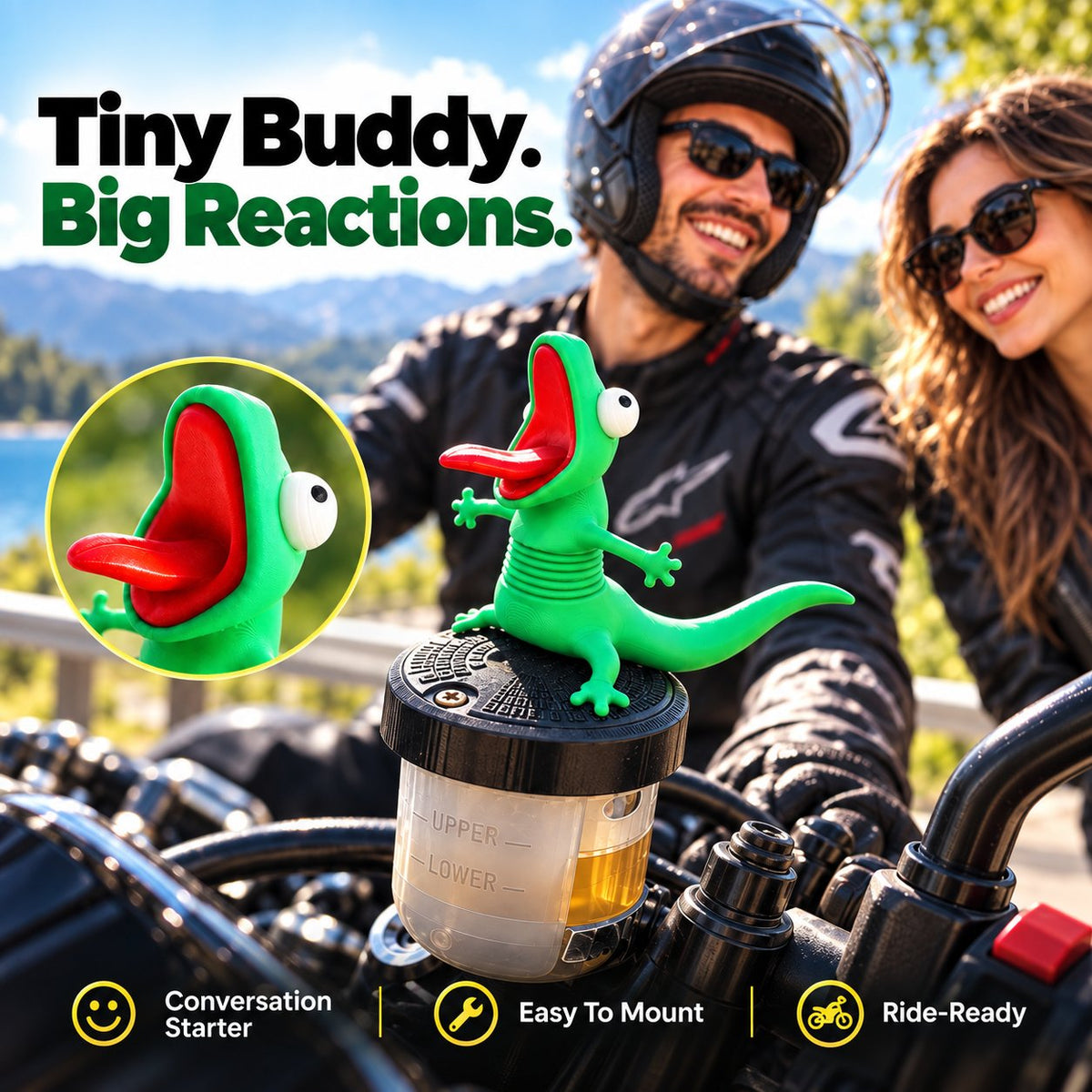 🔥Last Day 49% OFF - 🦎The Lizard RIDEBUDDY™
