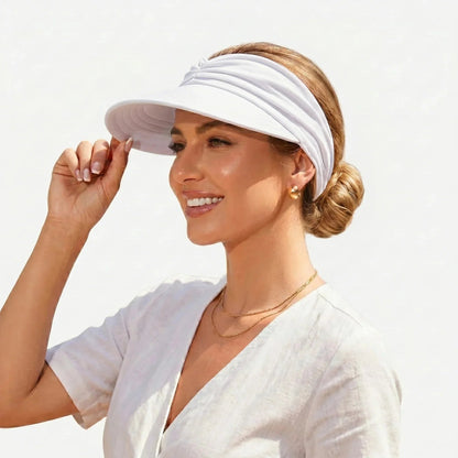 🔥 Summer Hot Sale 50% OFF💕👒UPF 50+ Sun Visor Ponytail Hat