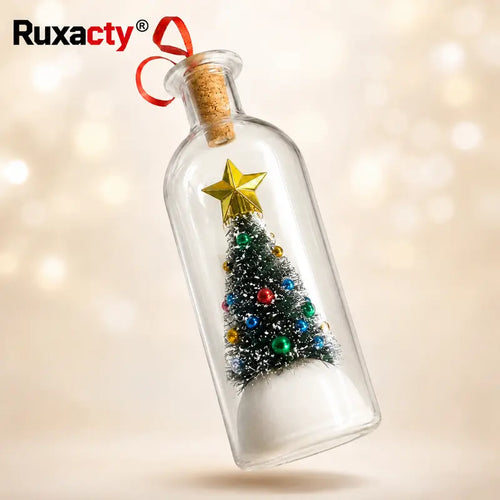 Recordable Christmas Message in a Bottle Ornament