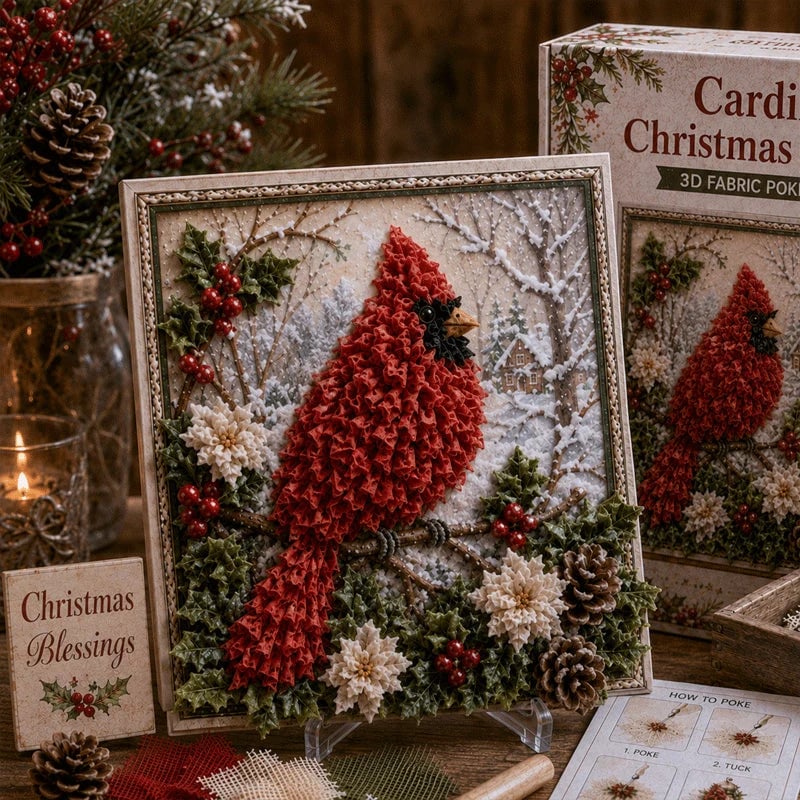 🎁 3D-kerststof-poke-art-set🎄 Buy 2 & Get Free Shipping 🎁