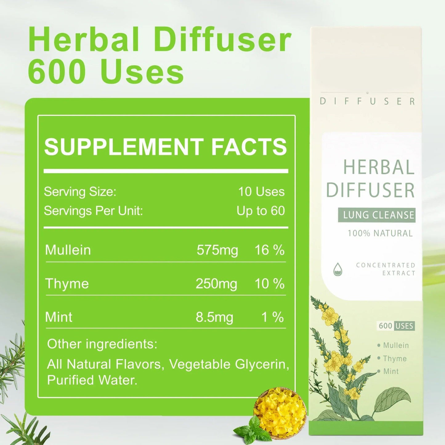 Hot Sale 70% OFF !⚡50K+ SOLD!🔥🔥Pure Herbal Diffuser for Natural Health Support