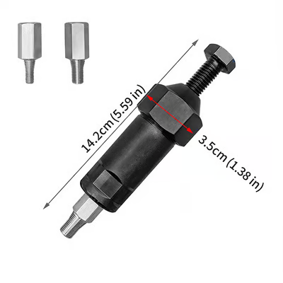 Heavy-Duty Grease Fitting Cleaner – 600 PSI High-Pressure Grease Gun Unclogging Tool with M6/M8/M10 Adapters