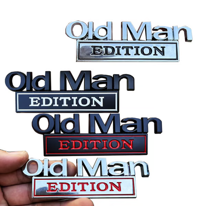 New Year Hot Sale  - 🚗 Old Man Edition Car Emblem