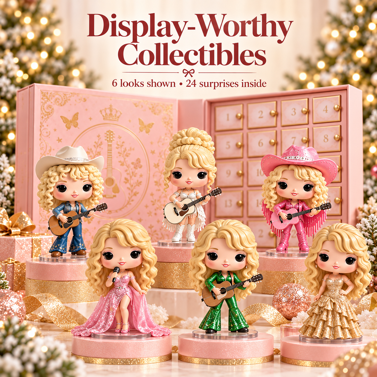 🎸Dolly Parton: A Christmas Countdown Calendar Honoring the Queen of Country Music