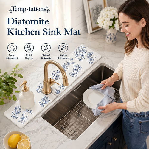 🌊Temp-tations Diatomite Kitchen Sink Mat