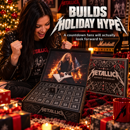 🤘 Metallica Advent Calendar – 24-Day Rock Christmas Countdown