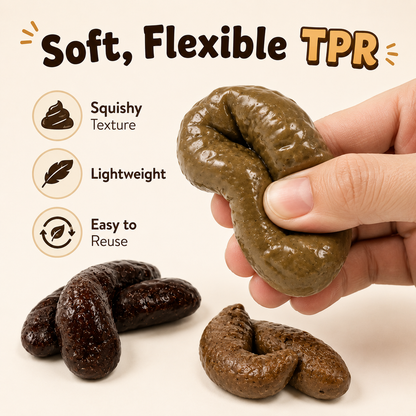 7-Piece Realistic Fake Poop Prank Set