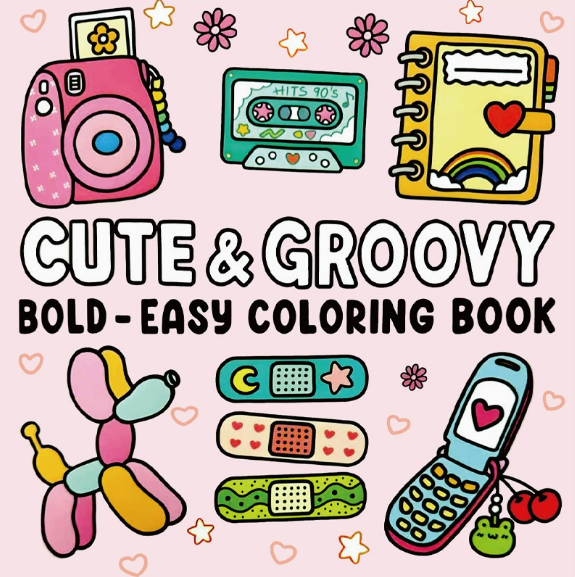 🎀 FLASH SALE – 49% OFF! | Soft Girl Era Colouring Book | 55 Mindful Designs for Stress‐Free Creativity 🍓🌸