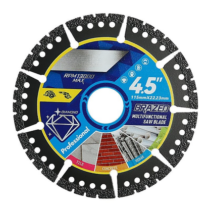 🛠️ ✨ 4.5" Multi-Material Diamond Blade - Zero Compromise, Max Durability