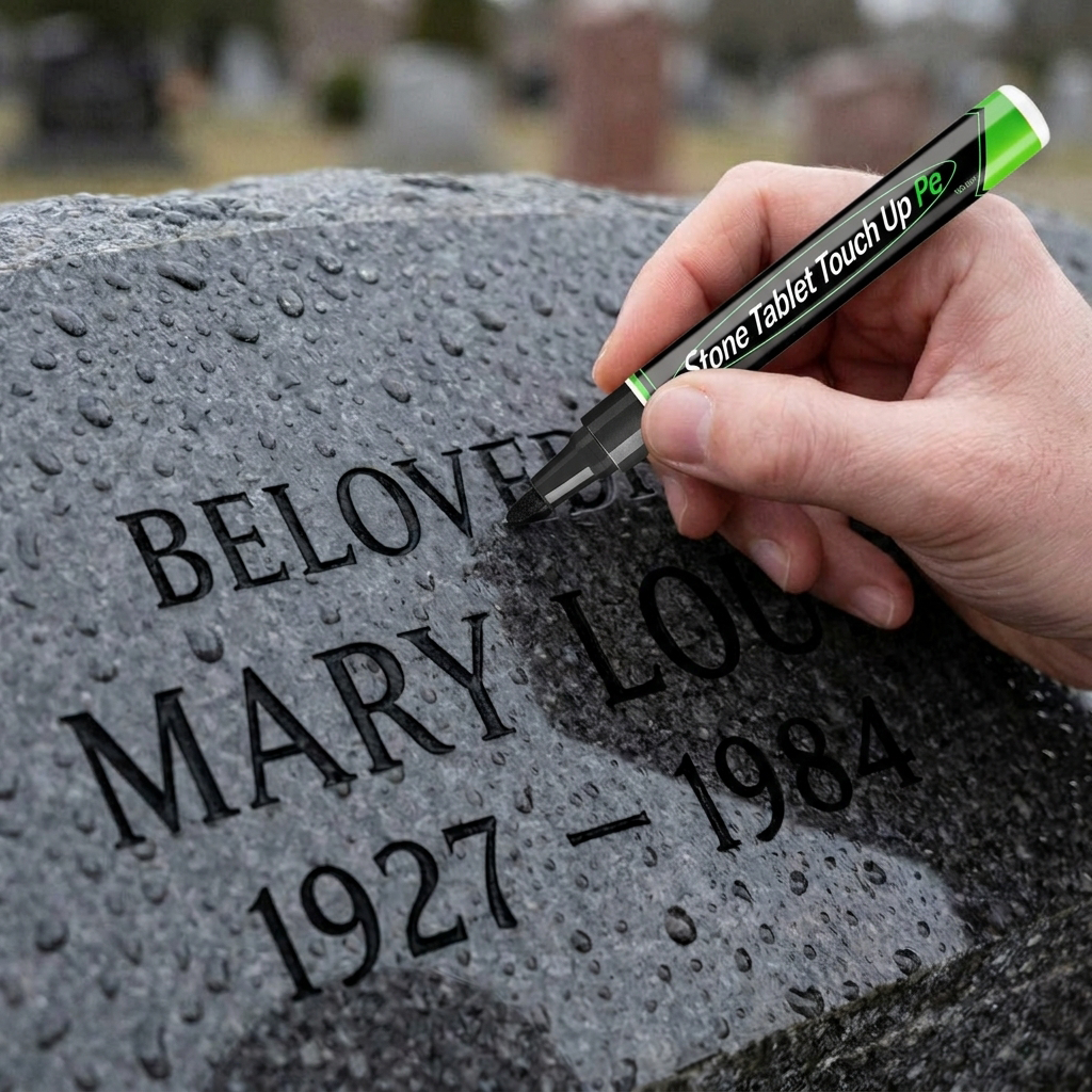 ⏳Limited Time 49% Discount | Golden Tombstone Touch-Up Pen Recover Faded Memorial Engravings