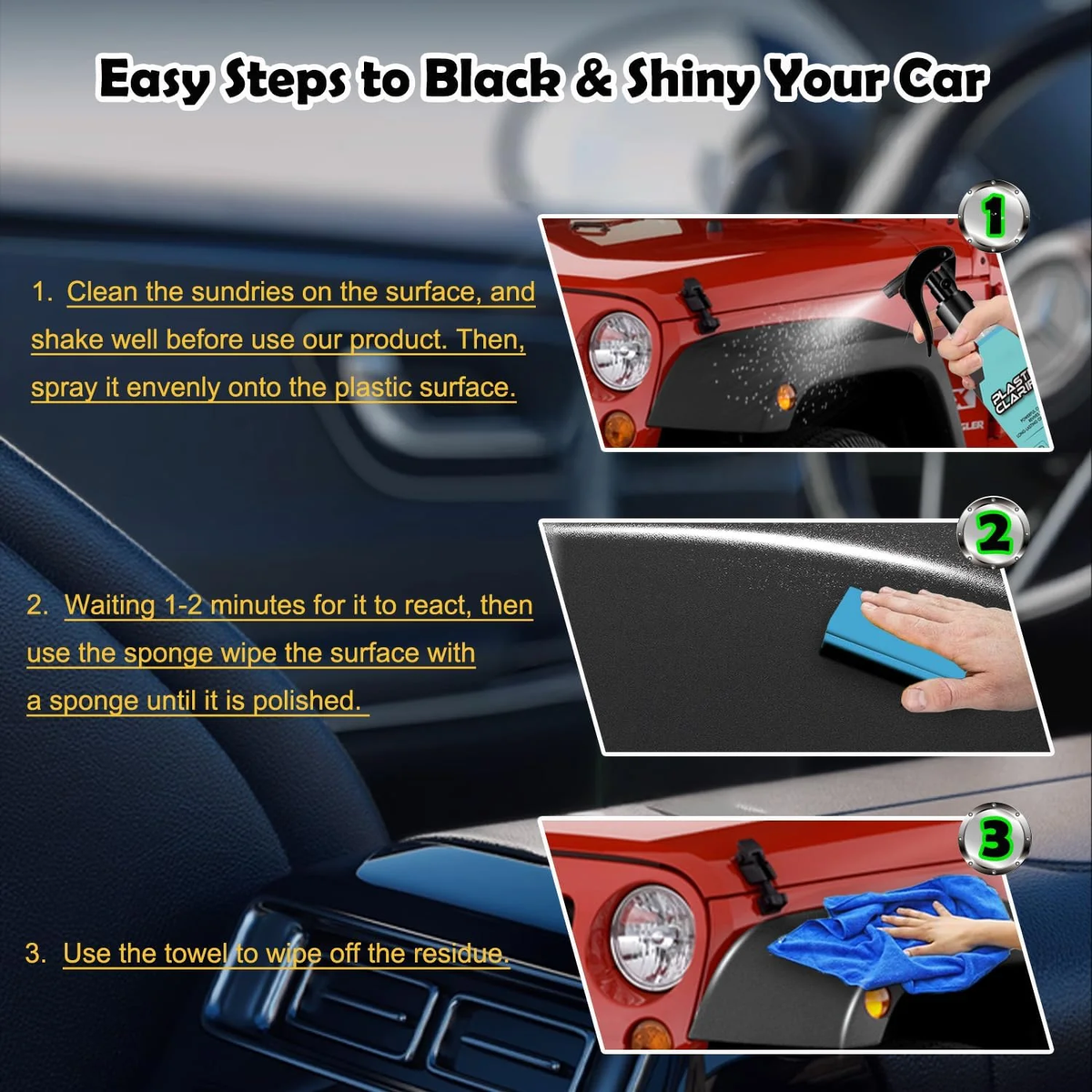 Plastic Clarify - Ultimate Plastic & Trim Restorer