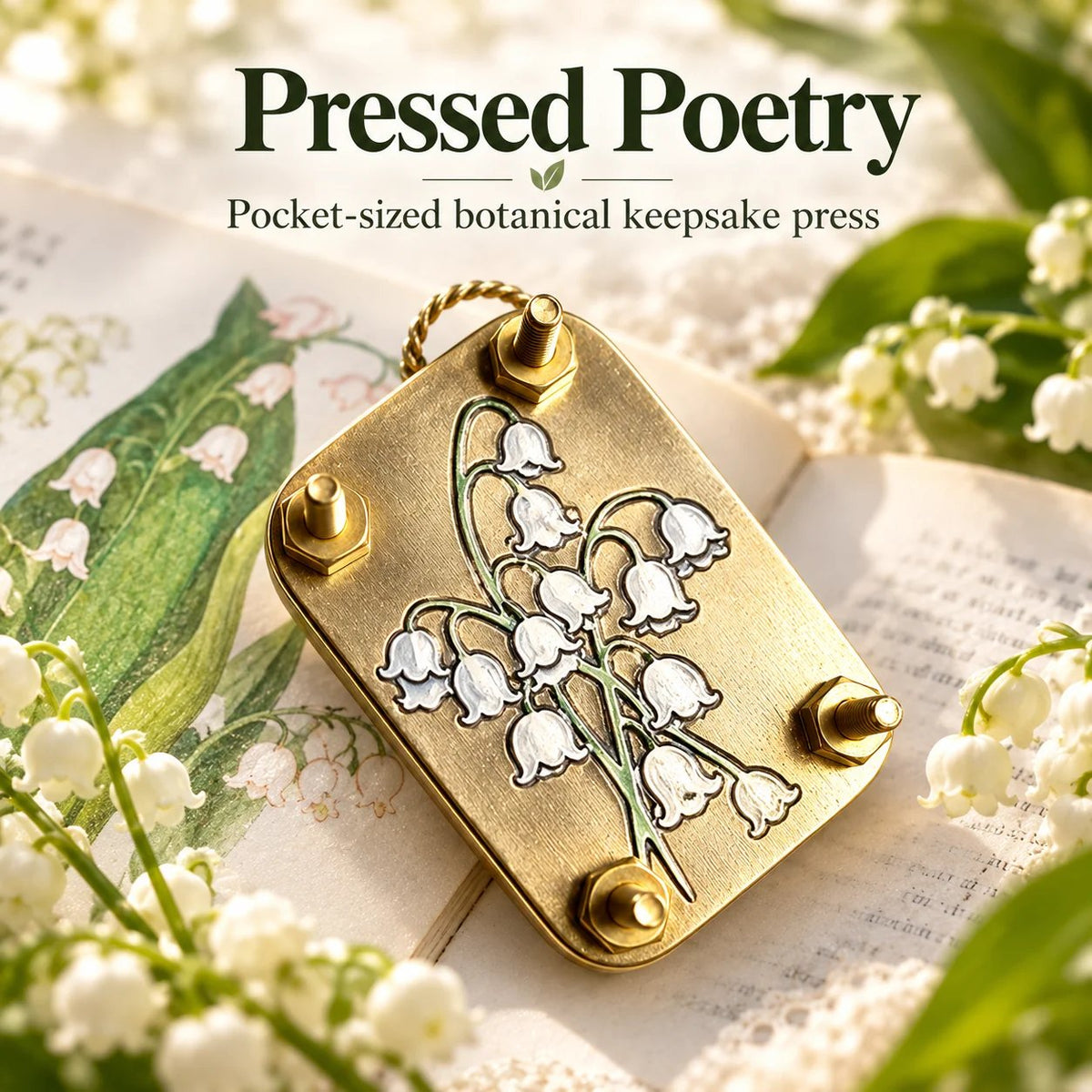 🌸 Mini Portable Flower Press | Pocket-Sized Botanical Press for Small Blooms, Petals & Keepsake Crafts 🌿