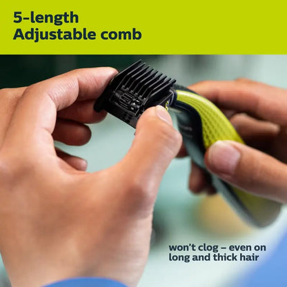 Norelco OneBlade 360 Face, Electric Trimmer and Shaver