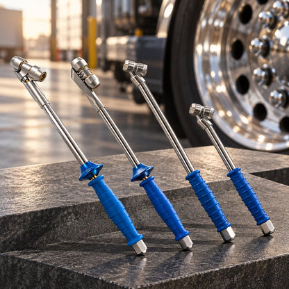 🚛 Assorted Tire Inflation Extension Rod Set, Roadside & Garage Dual Wheel Repair Helper