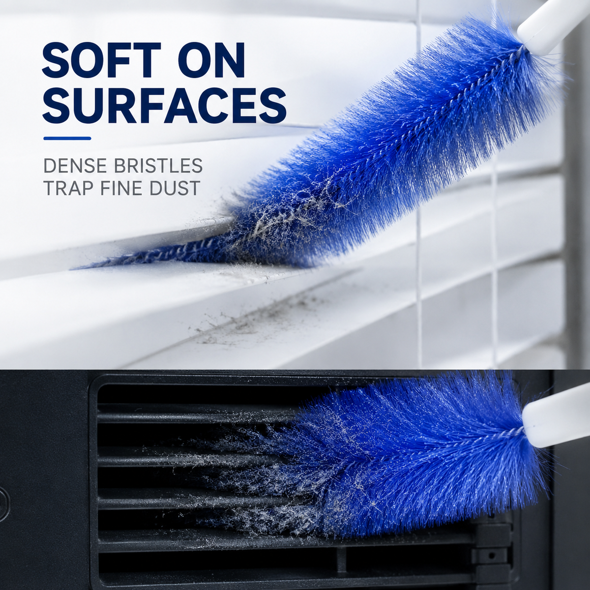 💖🎁Flexible Microfiber Fan Duster Brushes – Reusable Cleaning Tools (2/4 Pack)