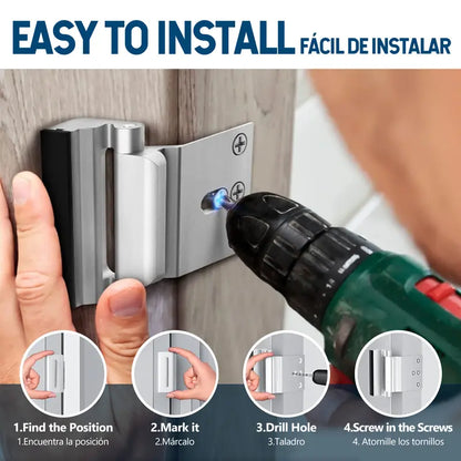 Heavy-Duty Aluminium Anti-Force Antitheft Lock Latches & Bolts