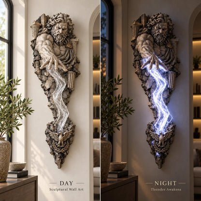 ⏰ Limited Stock 49% OFF  ⚡🌊 Mythological Sculpture Wall Lamp Collection 🏛✨