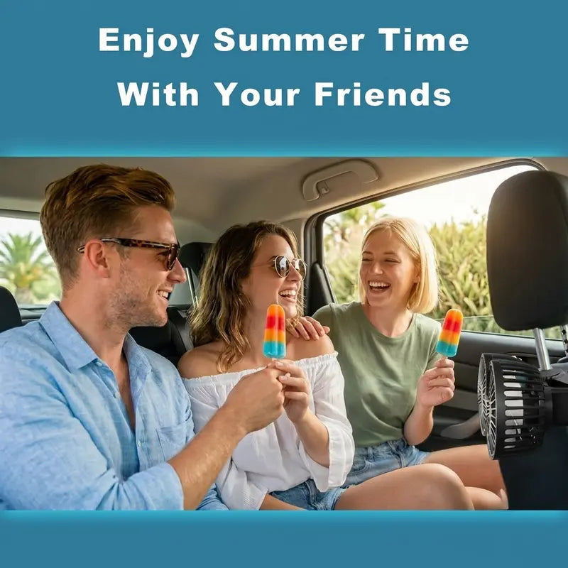 Car Seat Fan Summer Essential