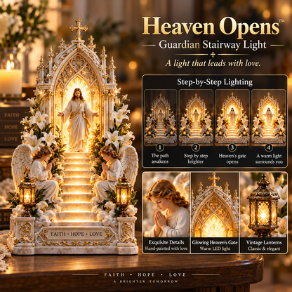 ✨ Last Day – 60% OFF!✨ Illuminated Jesus Stairway™ – A Path of Faith, Hope & Love✝️