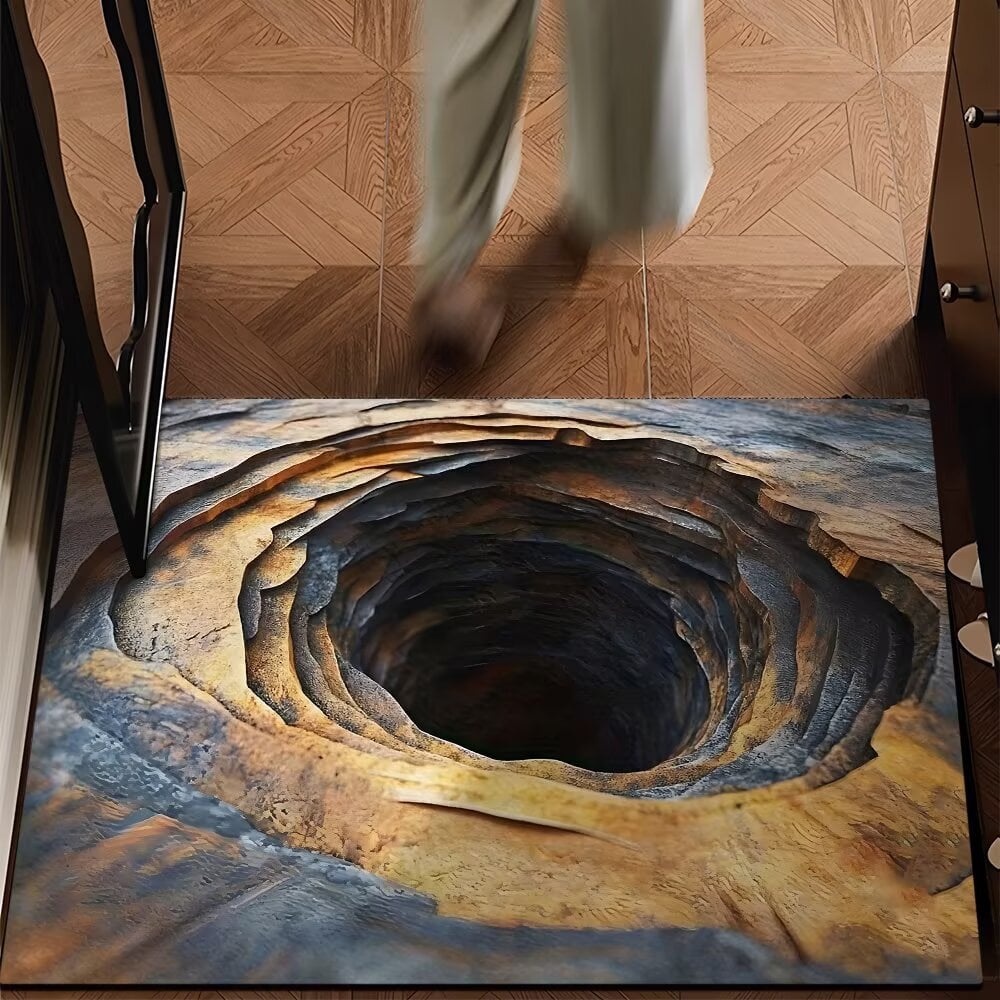 ✨Endless Abyss Illusion Doormat – Mind-Bending 3D Visual Effect