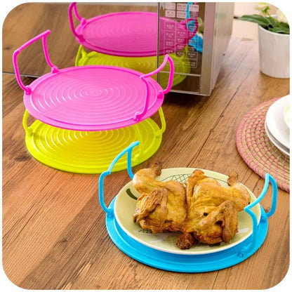 3-in-1 Plastic Microwave Plate Holder