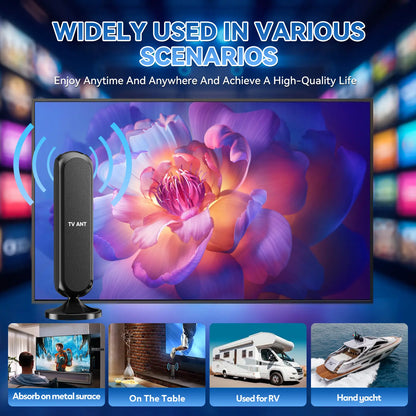 HIDB Indoor TV Antenna 4K HD Signal Amplified Compact