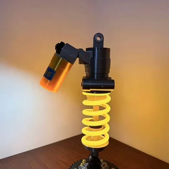 🎁Father's Day Limited Sale🔥Inspired Suspension Shock Absorber Lamp - Adjustable LED Light for Gamers & Car Enthusiasts