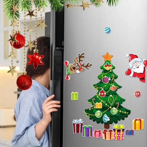 🎄 Christmas Refrigerator Magnets – Festive DIY Fridge Decoration