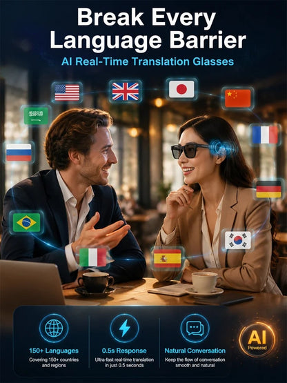 AI Smart Bluetooth Glasses