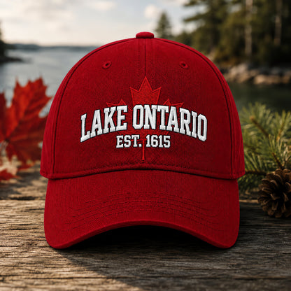 🔥LAST DAY 50% OFF - 🍁Lake Ontario Forever – Heritage Embroidered Cap