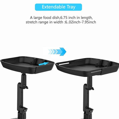 🎉 360° Rotating Car Food Tray & Phone Holder