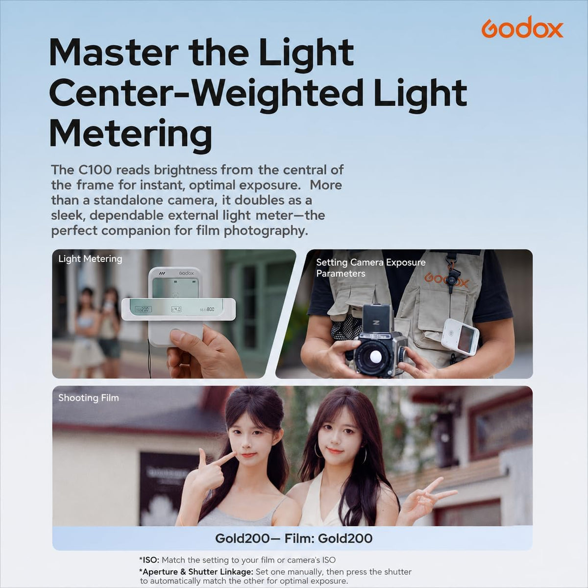 🎬 Godox C100 Transparent Viewfinder Camera – See-Through Retro Style, Photography Props & Display