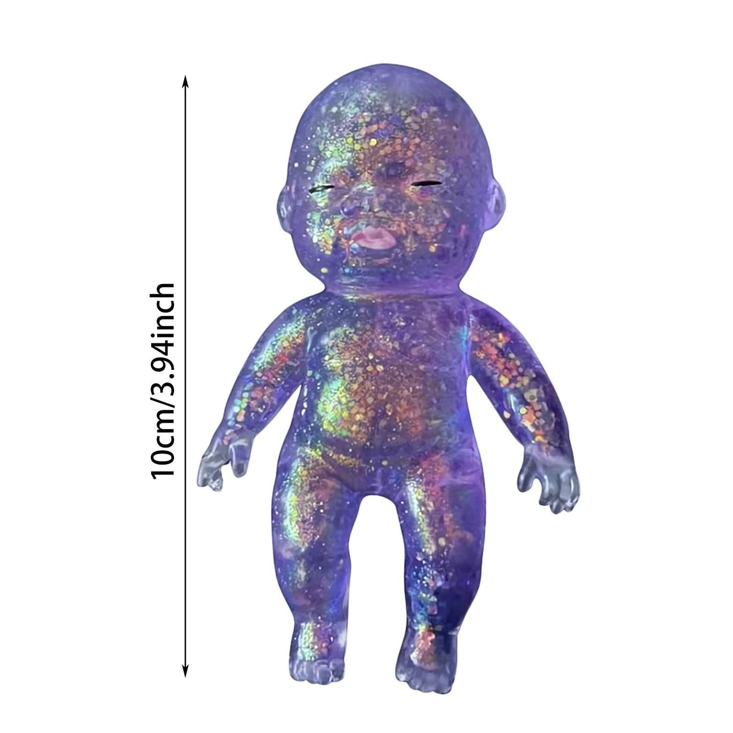 🔥 Viral Squishy Babies Glitter Squeeze Toy ✨