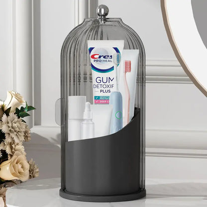 Modern Durable Acrylic Toothbrush Cup Holder with Cover