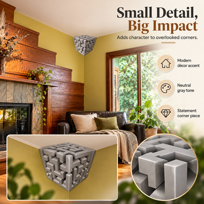 ✨ (2Pcs)Transform Empty Corners – 3D Geometric Wall & Ceiling Accent Decor✨