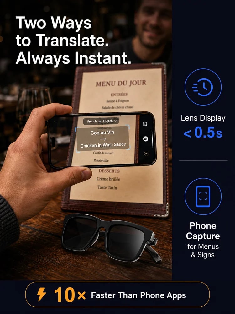 AI Smart Bluetooth Glasses