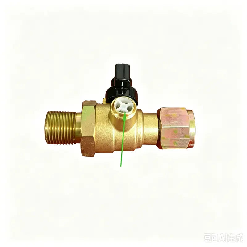 Solid Brass Front Air Brake Cut Off Valve