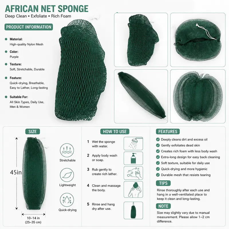 🧼✨African Net Sponge