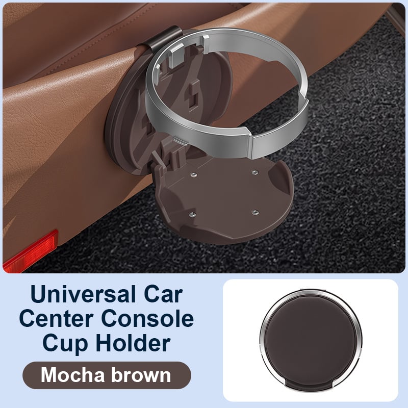 Foldable Car Cup Holder with Hook for Space-Saving Storage