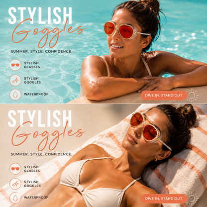 Noomoriey™ Waterproof Swim Goggles – Anti-Fog UV Shield with Comfortable Leakproof Fit