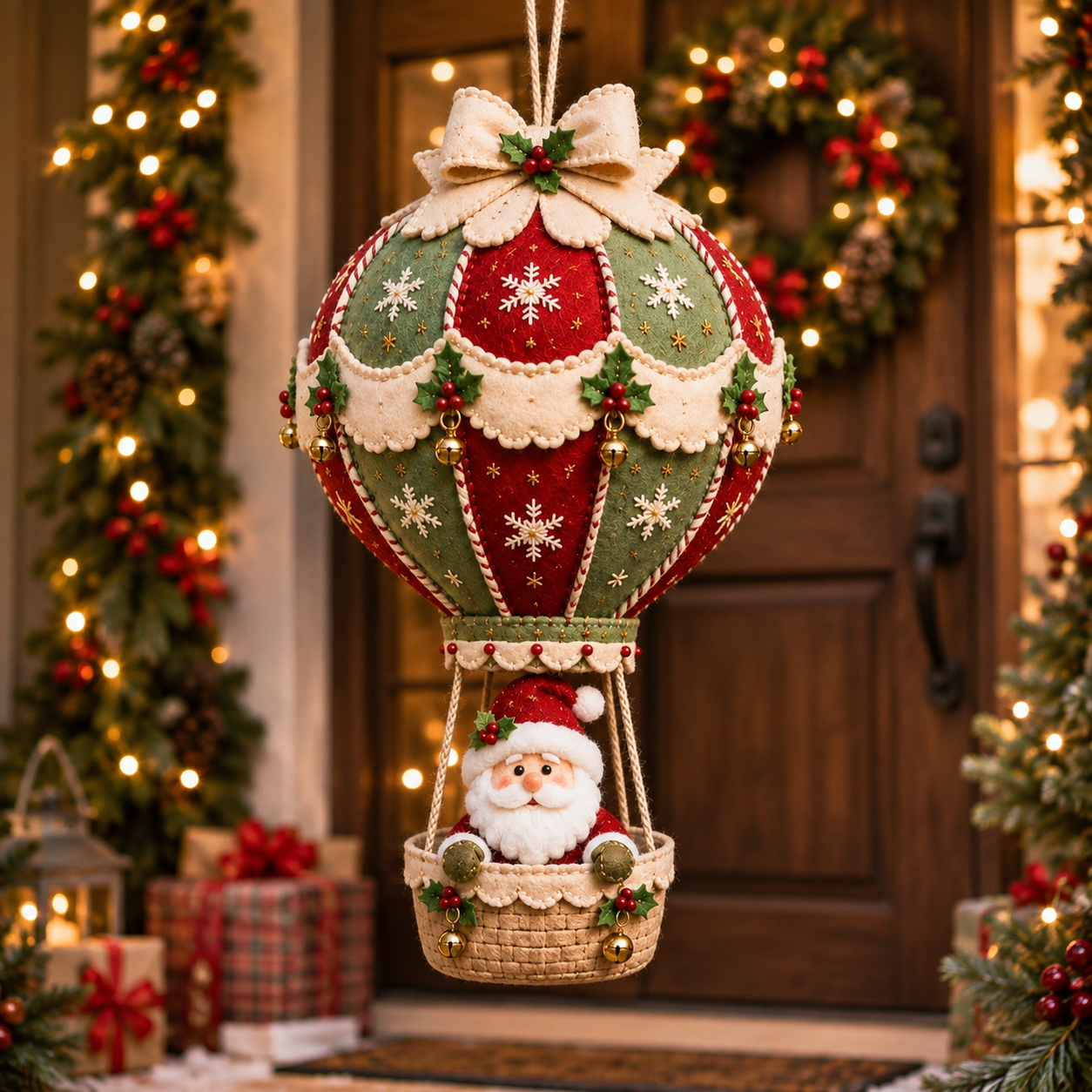 🎈 Christmas Hot Air Balloon Hanging DIY Kit