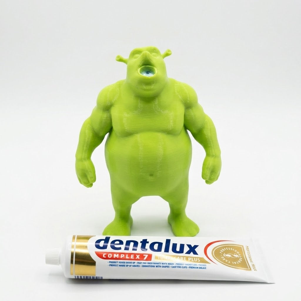 Unny Ogre Toothpaste Toppe🎁Gag Gift & Bathroom Meme Decor😂🛁