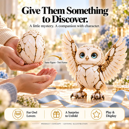 2-in-1 Transforming Mechanical Owl Egg