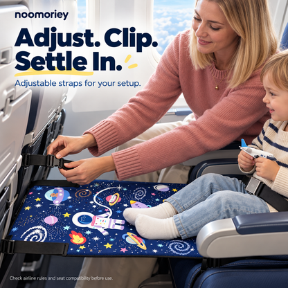 ✈️ Kids’ Airplane Seat Extender – Foldable Travel Leg Rest, No Inflation Needed 🚀