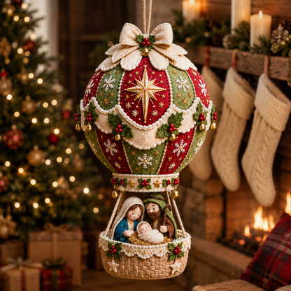 🎈 Christmas Hot Air Balloon Hanging DIY Kit