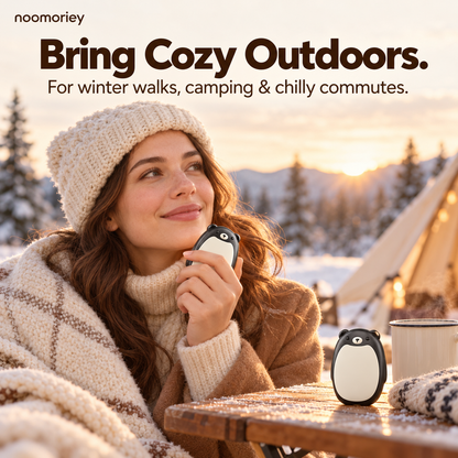 Cozy Bear Rechargeable Hand Warmers – 2-Pack Magnetic Design with 3 Heat Levels