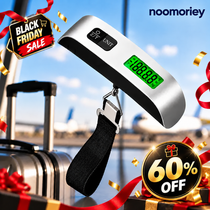 ✈️ TRAVEL SPECIAL: Digital Luggage Scale – 110lb/50kg Capacity, Backlit Display & Portable Design for Smarter Packing 🧳✨