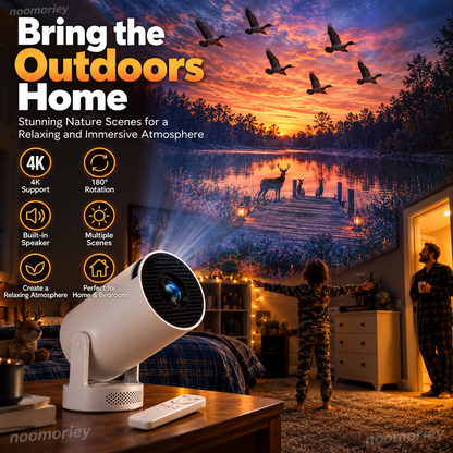🏕️ Wildscape™ Nature Projector – Transform Any Room Into A Magical Outdoor Escape