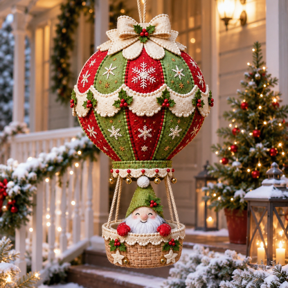 🎈 Christmas Hot Air Balloon Hanging DIY Kit